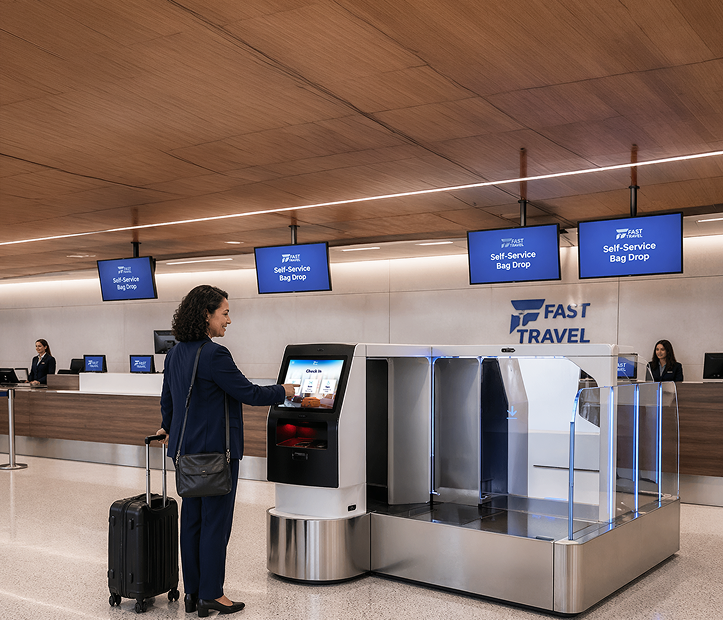 Airline Kiosks Built with Passengers in Mind | Elo® Official Website