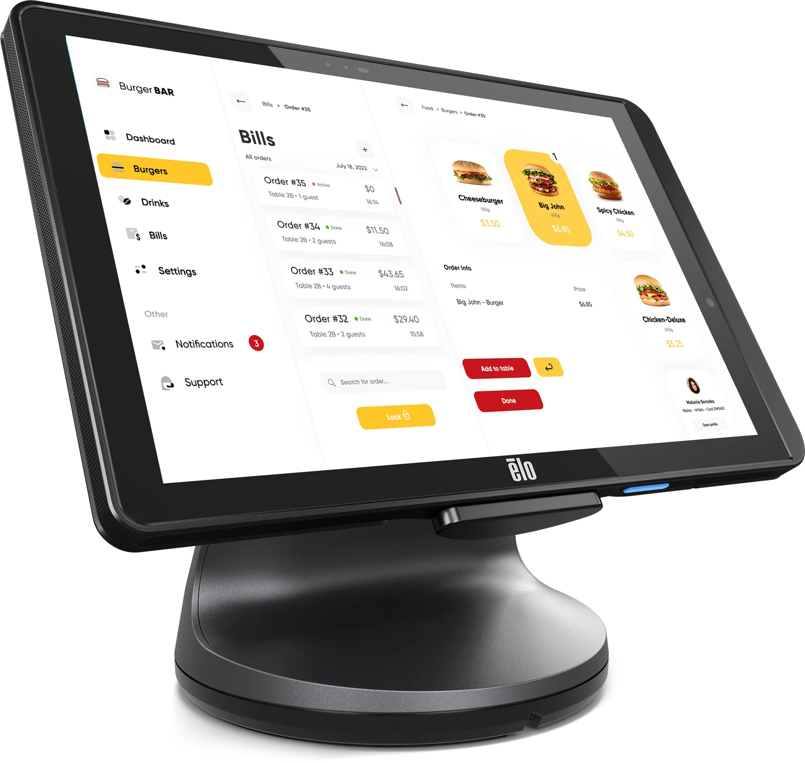 Image of The Elo Pay 10” POS System with Integrated Payments