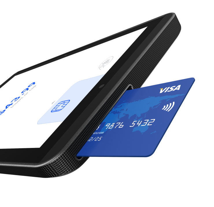 Image of Tablet POS System with EMV Reader 