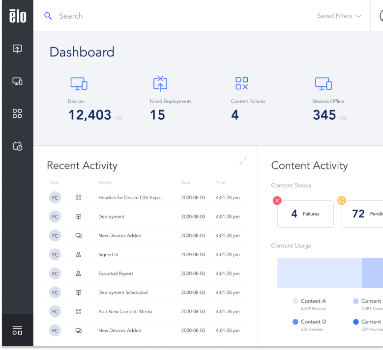 Image of Android Device Management Interface 