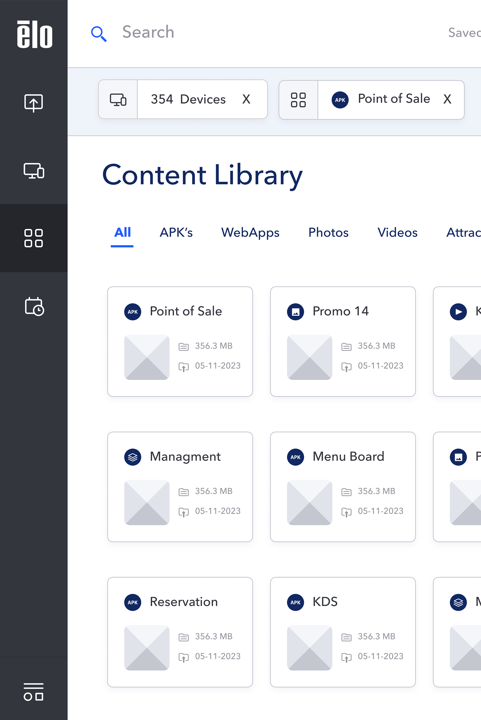 Eloview content library