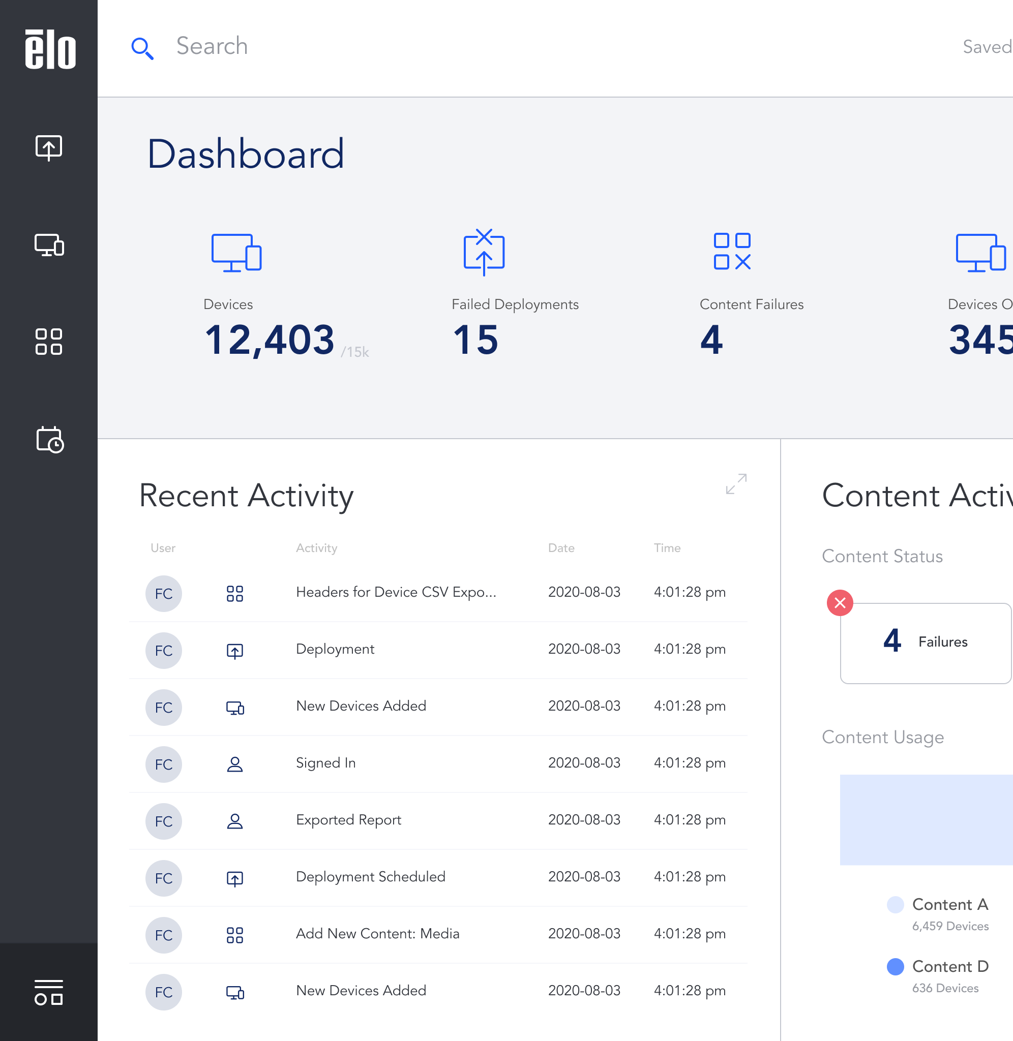 EloView Dashboard