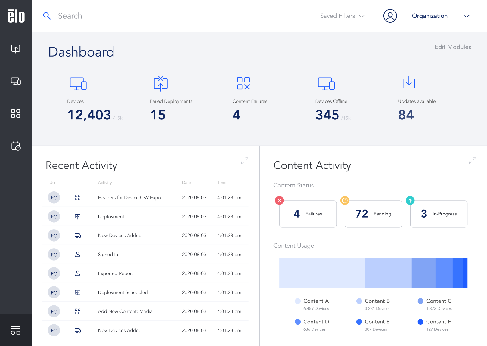 EloView Dashboard