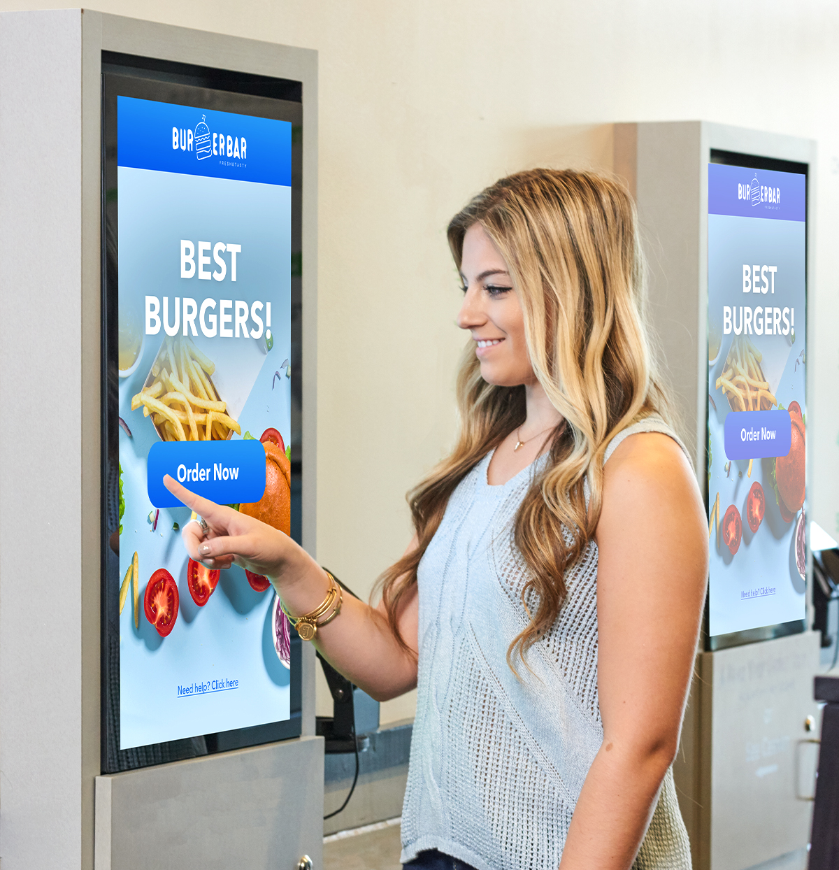 Image of restaurant technology solutions, digital menu boards