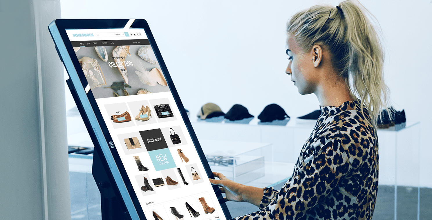  Image of retail touch screen solution
