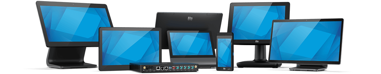 Image of Elo's different touchscreen POS systems for Android