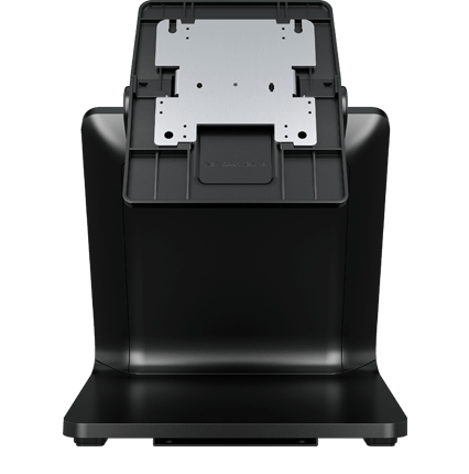 Front view of Z20 POS Stand highlighting the adjustable mount.
